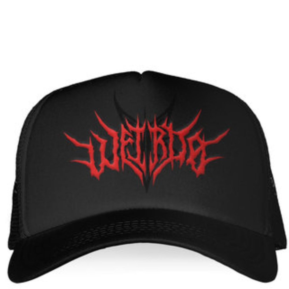 Jeffree Star Black And Red Weirdo Trucker Hat!!!BNIB!!!